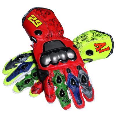 Guantes de cuero para moto Andrea Iannone 2013