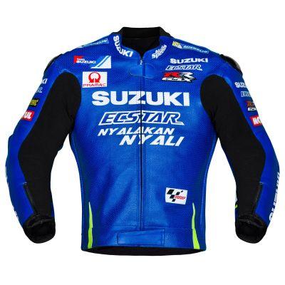 Chaqueta de cuero Andrea Iannone Suzuki MotoGP 2017