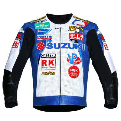 Chaqueta de cuero Suzuki de Ben Spies 2006 AMA