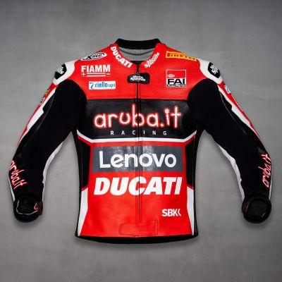 Chaqueta de motociclista Ducati de Chaz Davies WSBK 2020