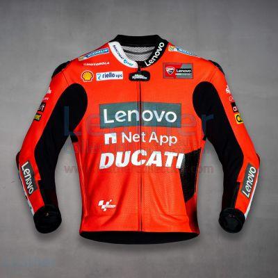 Chaqueta de cuero para moto Jack Miller Ducati MotoGP 2021