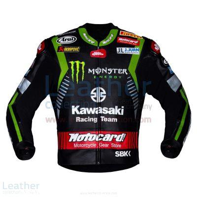 Chaqueta de cuero Jonathan Rea Kawasaki WSBK 2018