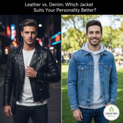 Cuero vs. Denim: ¿Qué chaqueta se adapta mejor a tu personalidad