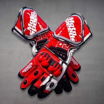 Guantes de cuero para carreras