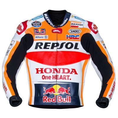 Chaqueta de cuero Marc Márquez Honda Repsol MotoGP 2017