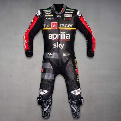 Maverick Viales, traje Aprilia para el GP de Gran Bretaña de 2024