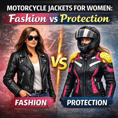 Chaquetas de moto para mujer: moda vs. protección