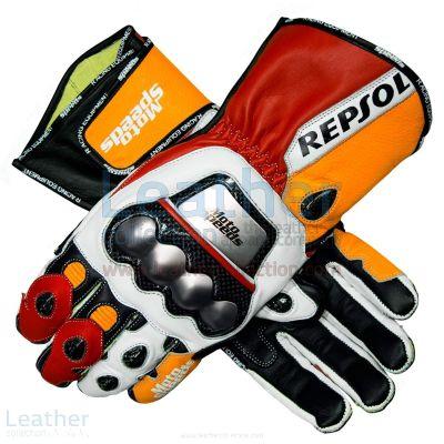 Guantes de moto de cuero Repsol