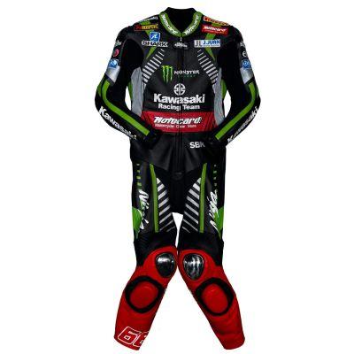Traje de cuero Tom Sykes Kawasaki WSBK 2018