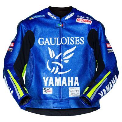 Chaqueta de cuero Valentino Rossi Yamaha MotoGP 2005