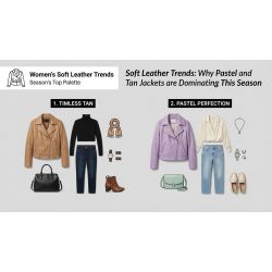 Por qué las chaquetas en tonos pastel y tostados dominan esta temporada