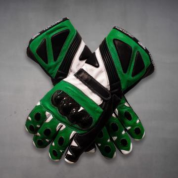 Guantes De Cuero Moto Hombre
