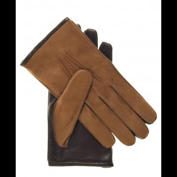 Guantes De Cuero Gris
