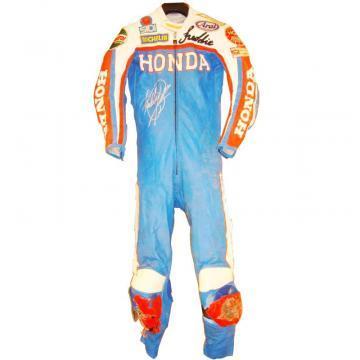 Traje completo de motociclismo Freddie Spencer Honda GP 1983