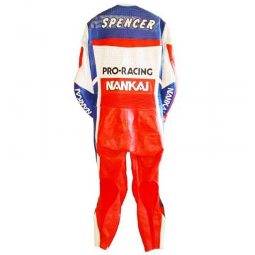 Chaquetas de cuero de motocicleta Freddie Spencer Honda GP 1991