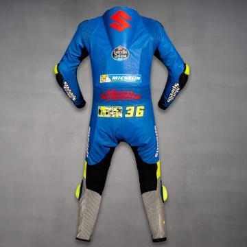 Conjunto de piel de una pieza Joan Mir Suzuki MotoGP 2022