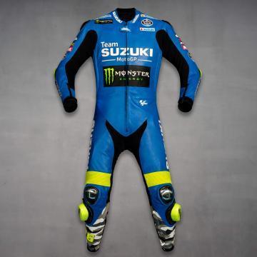Conjunto de piel de una pieza Joan Mir Suzuki MotoGP 2022