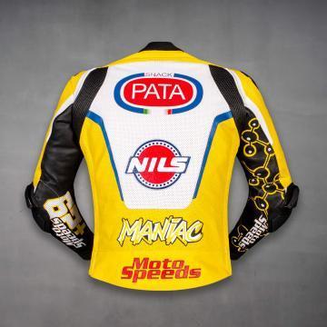 Chaqueta de motorista amarilla Andrea Iannone Ducati SBK 2025