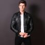Chaqueta Bomber Negra Hombre