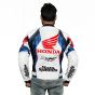 chaqueta moto honda racing Vista trasera