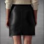 Faldas mini de cuero
