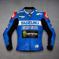 Chaqueta cuero suzuki