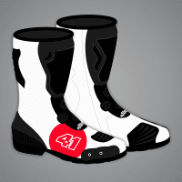 Botas de Moto Blancas