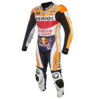 Traje repsol de cuero
