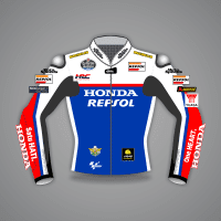 Chaqueta de cuero Honda