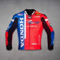chaqueta cuero honda