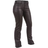 Pantalon Cuero Negro Mujer