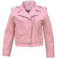 Chaqueta Piel Rosa