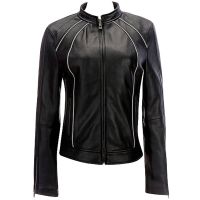 Cazadora Piel Biker Mujer