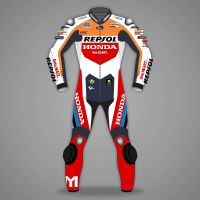 Cuero Motociclista Repsol