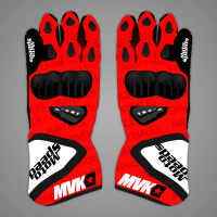 guantes cuero moto hombre