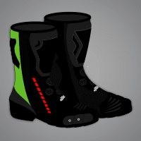 Botas de cuero Moto