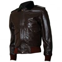 Chaqueta Marron De Cuero