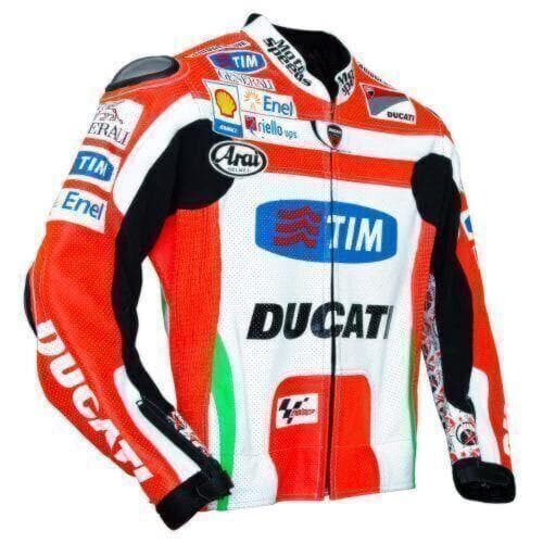 Chaqueta de cuero Ducati