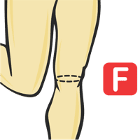 Circunferencia de la rodilla