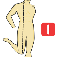 Cuello a rodilla - Delantero