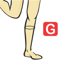 Circunferencia de la pantorrilla