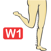 Entrepierna hasta el tobillo