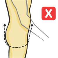 De cintura delantera a cintura trasera